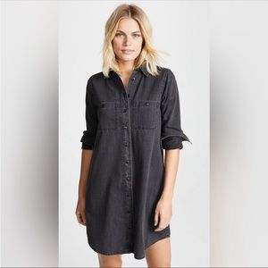 Madewell button down denim chambray dress